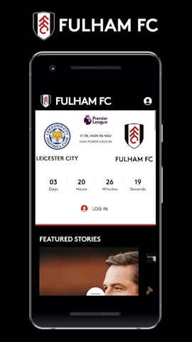 Screenshot 1: Official Fulham FC App
