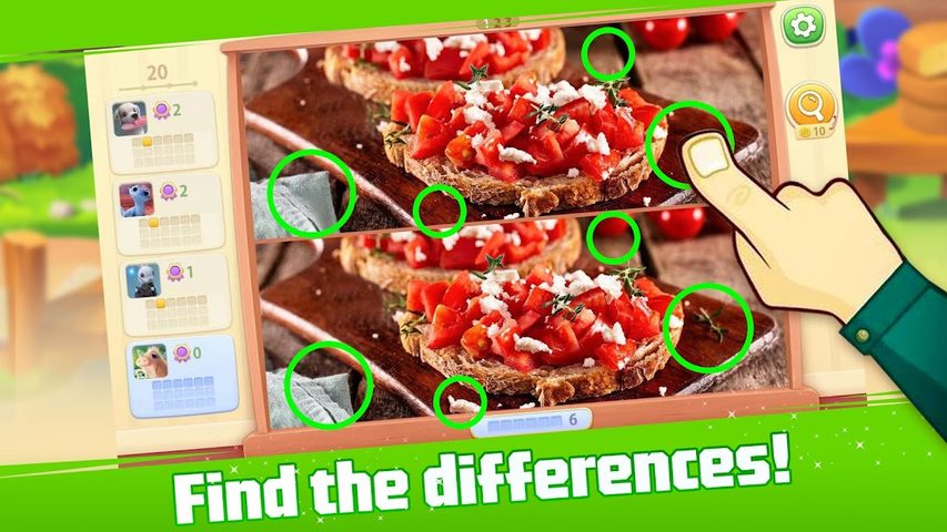 Screenshot 1: Find Differences With Friends