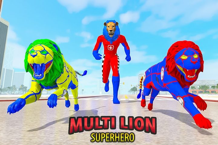 Screenshot 8: Police Lion Robot Superhero: Super Speed Hero Game