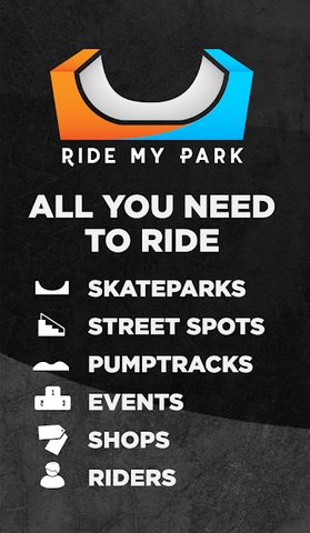 Screenshot 1: Ride My Park - Skateparks map