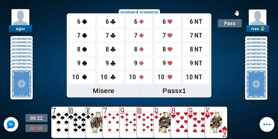 Screenshot 1: Preferans: Online Card Game
