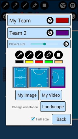 Screenshot 4: Futsal Tactic Board