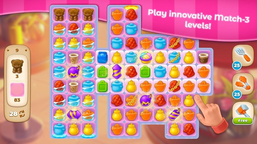 Screenshot 6: Grand Cafe Story－Match-3