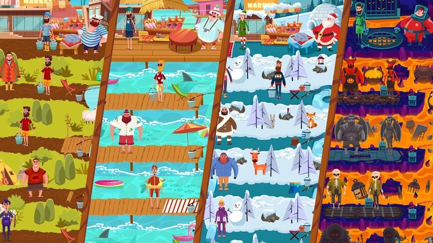 Screenshot 1: Fisher Tycoon Simulator - Fishing, idle clicker