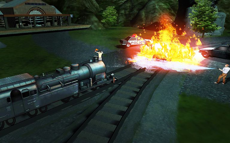 Screenshot 3: Uphill Train Simulator 3D