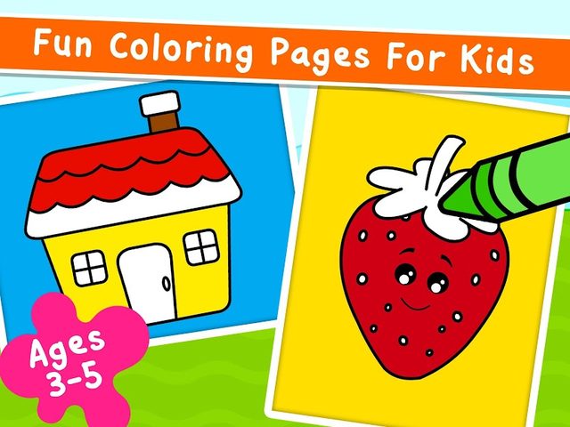 Screenshot 9: Coloring Games for Kids - Drawing & Color Book