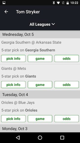 Screenshot 8: Live Scores & Odds