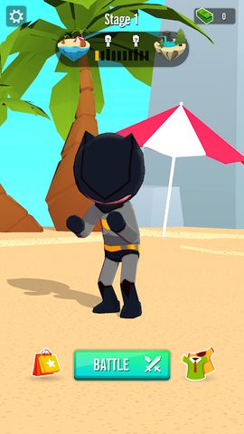 Screenshot 2: Stickman 3D - Street Gangster