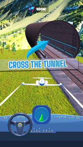 Screenshot 1: Sling Plane 3D