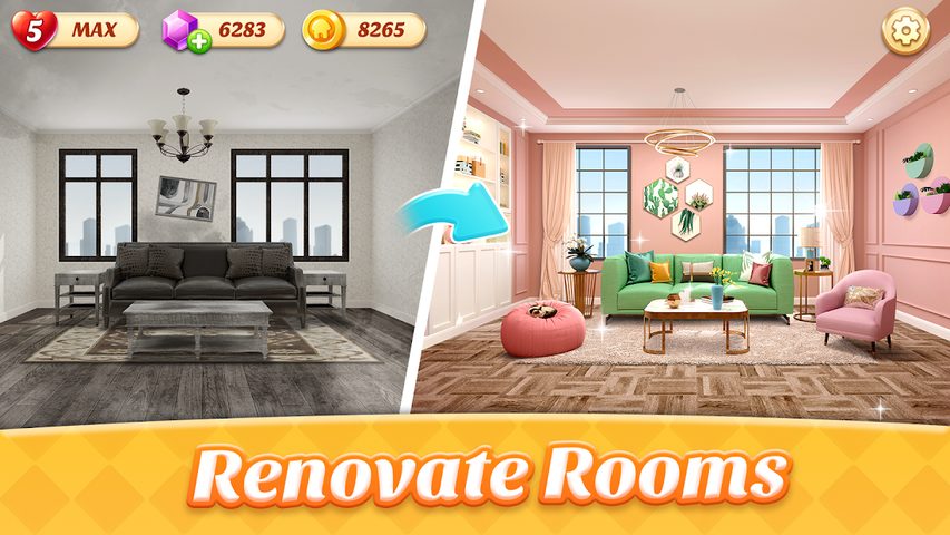 Screenshot 1: Space Decor:Dream Home Design