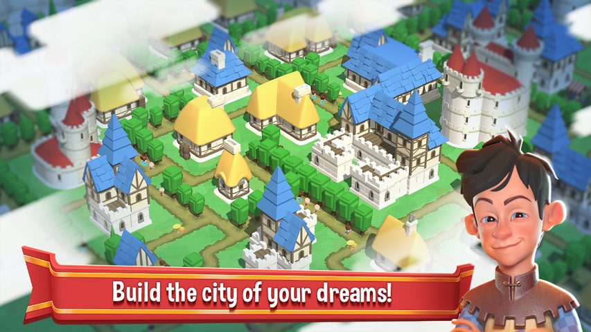 Screenshot 1: Crafty Town - Merge City