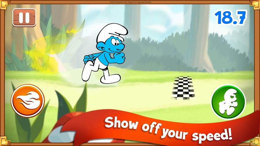Screenshot 2: The Smurf Games