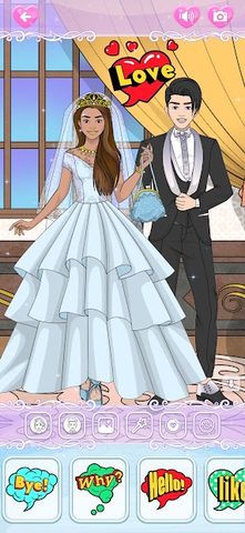 Screenshot 3: Wedding Coloring Dress Up Game
