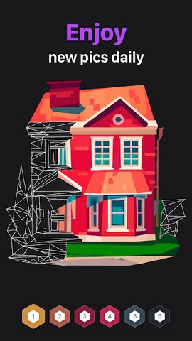 Screenshot 3: Polygon: Coloring-Book, Art