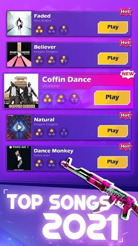 Screenshot 1: Beat Shooter - Gunshots Game