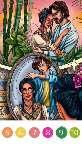 Screenshot 2: Mia's Journey - Coloring Book Free