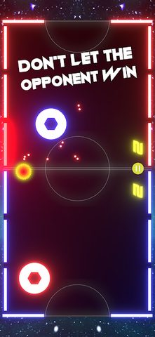 Screenshot 5: Air Hockey Glow HD Ultimate 2D