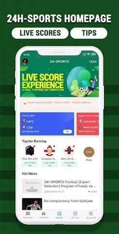 Screenshot 1: 24H Soccer Win -Best Prediction Tool & Live Scores