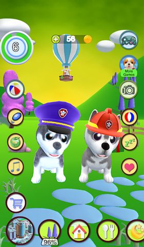 Screenshot 1: Talking Husky Dog