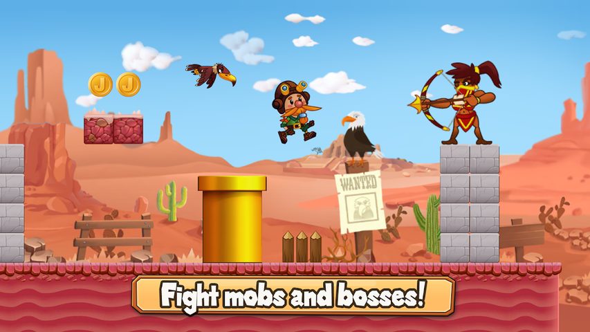 Screenshot 2: Jake's Adventure: Classic arcade & platform games!