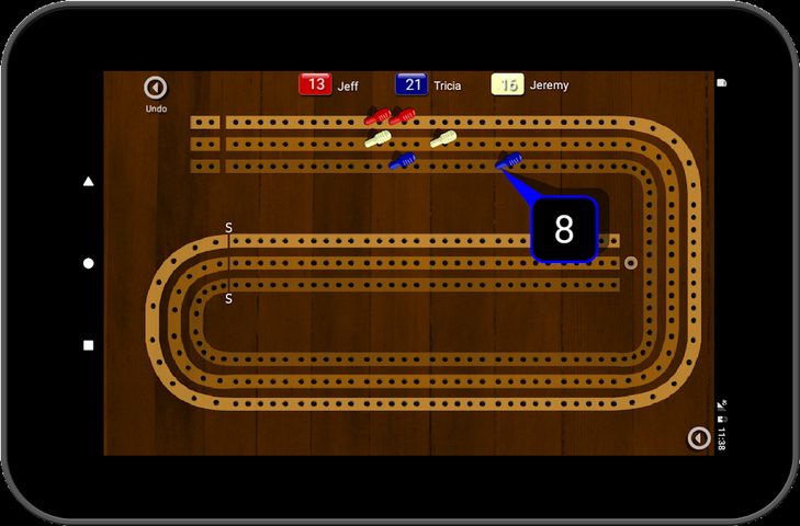 Screenshot 9: Cribbage Pegboard