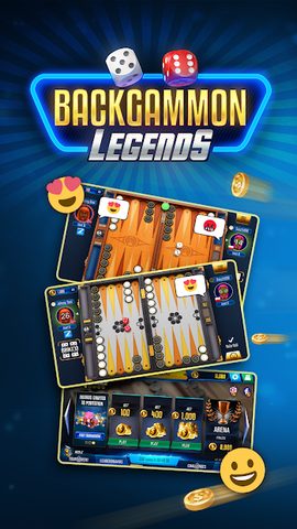 Screenshot 1: Backgammon Legends Online