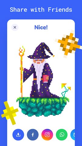 Screenshot 5: Color by number - 8bit pixel art