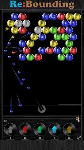 Screenshot 1: Re:Bounding - Bubble Breaker