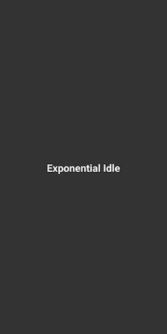Screenshot 1: Exponential Idle