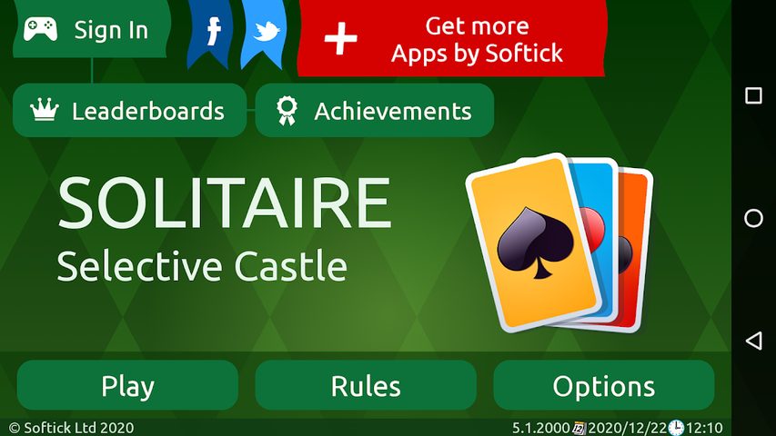 Screenshot 8: Selective Castle Solitaire