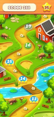 Screenshot 1: Overfruit: Farm Madnes 3D puzzle brain games
