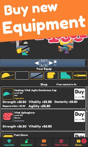 Screenshot 2: Idle Superpowers