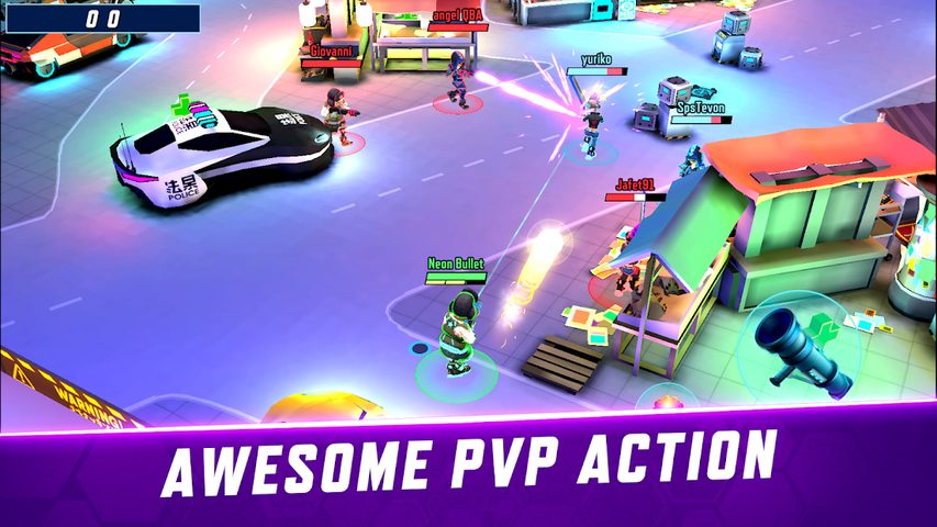 Screenshot 2: Gridpunk - 3v3 PvP Shooter