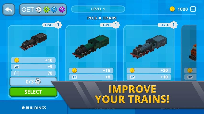 Screenshot 3: Railway Station Craft: Magic Tracks Game Training