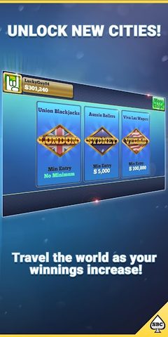 Screenshot 1: Super Blackjack Champs