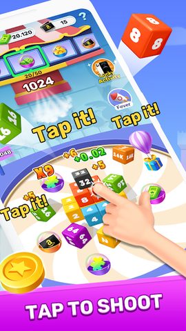 Screenshot 4: Magic 2048-Aim to Win Free Reward