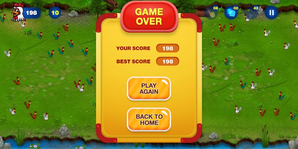 Screenshot 5: Chicken Frenzy - Save the Farm