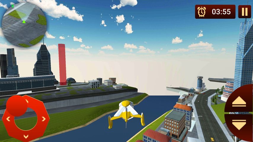 Screenshot 2: Drone Taxi & Flying Rescue Car 4+