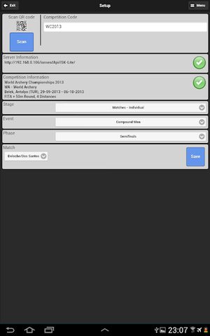 Screenshot 18: Ianseo Scorekeeper