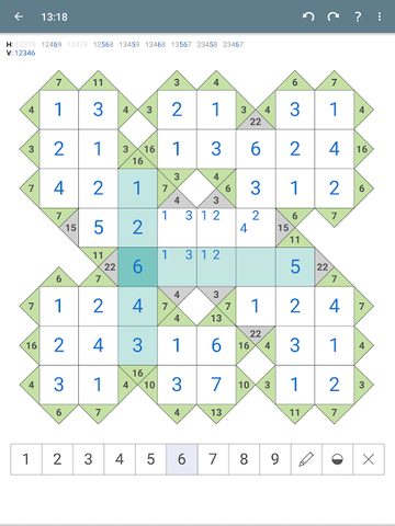 Screenshot 23: Kakuro (Cross Sums) - Classic
