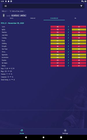 Screenshot 13: FCM - Career Mode 22 Database & Potentials