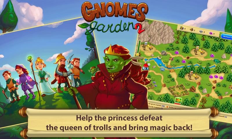 Screenshot 1: Gnomes Garden 2: The Queen of Trolls