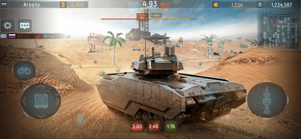 Screenshot 2: Modern Tanks: World of War PvP 12+