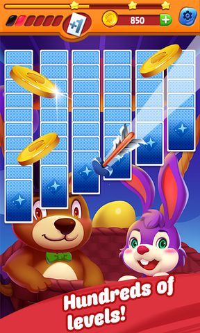 Screenshot 1: Solitaire Tripeaks Travel-card
