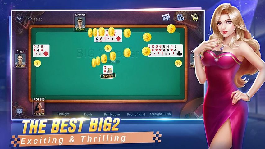 Screenshot 10: POP Big2 — Capsa Banting poker