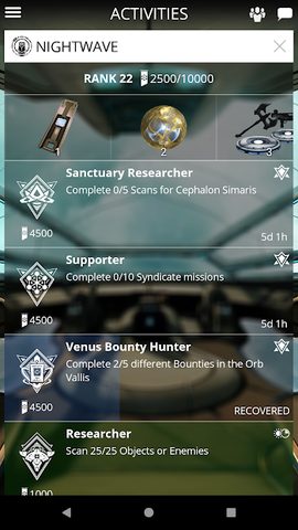 Screenshot 2: Warframe Companion