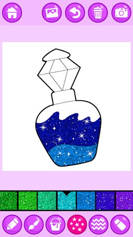 Screenshot 19: Beauty Makeup: Glitter Coloring Game for Girls