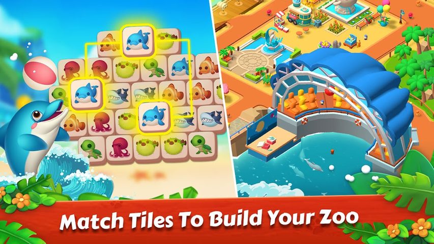 Screenshot 2: Zoo Tile - Match Puzzle Game
