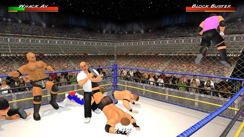Screenshot 1: Wrestling Revolution 3D