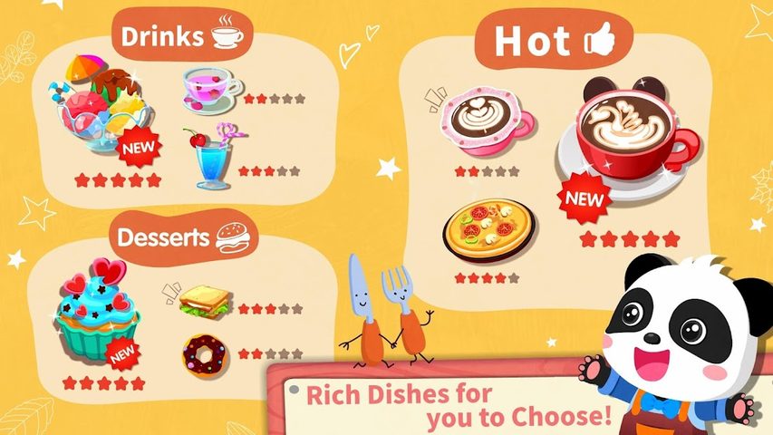 Screenshot 5: Baby Panda’s Summer: Café